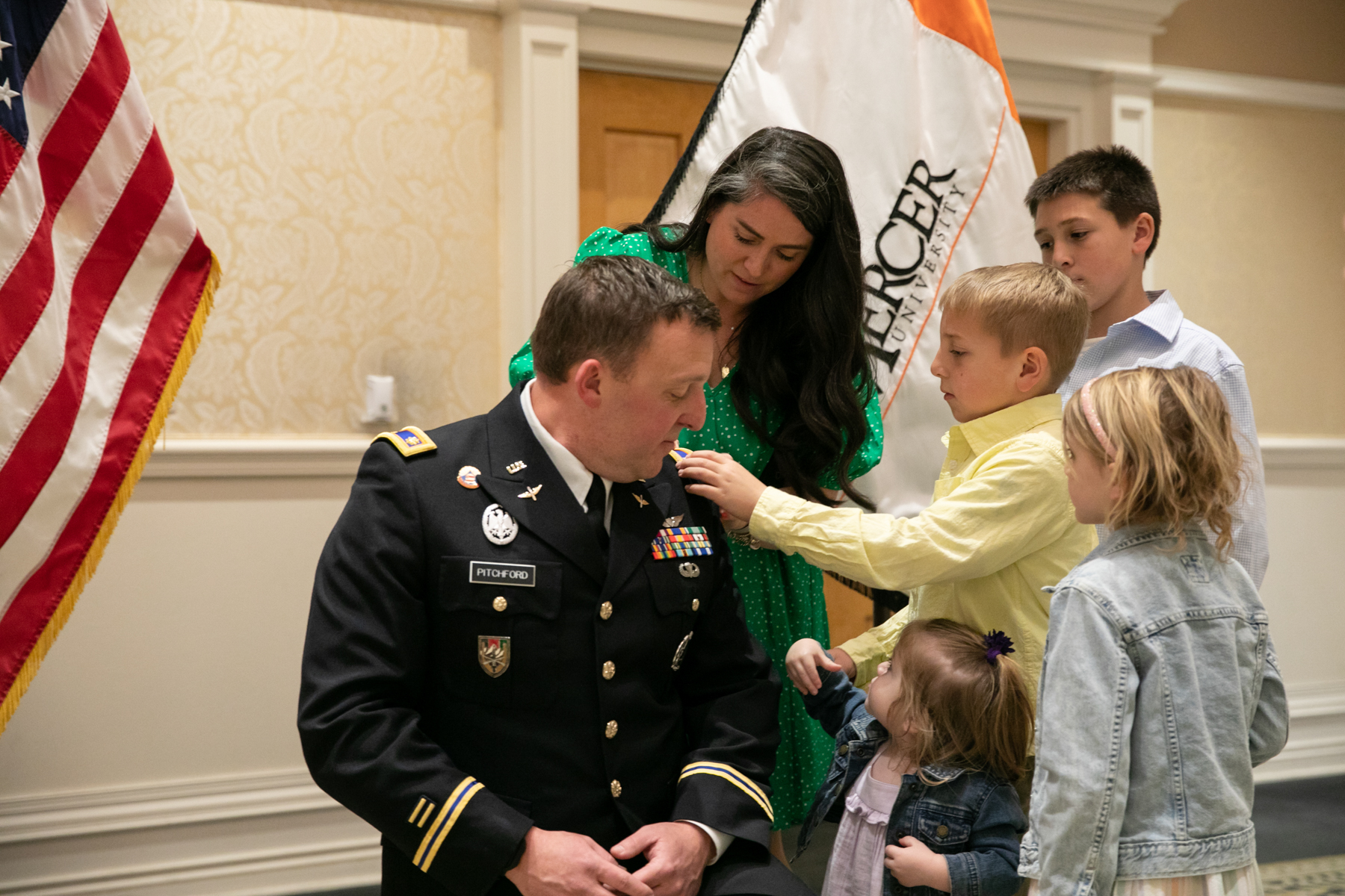 Mercer ROTC alumnus returns to ‘where it all began’ for Army promotion