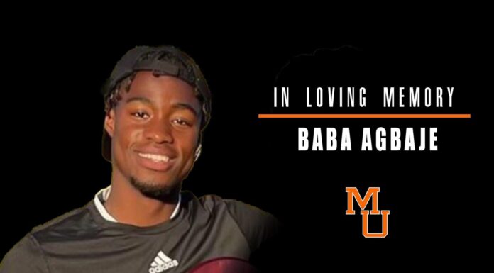 Mercer mourns the passing of men’s soccer student-athlete Baba Agbaje photo of baba agbaje with the words in loving memory