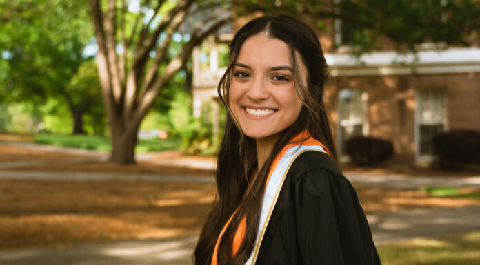 Graduate Spotlight: Morgan Goeckel morgan goeckel wearing graduation attire