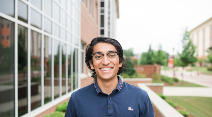 Mercer University junior honored as Newman Civic Fellow headshot of Yash Jani