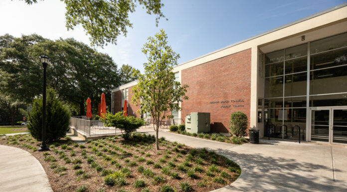 ‘A treasure trove of memories’: Mercer alumni remember the Connell Student Center connell student center facade