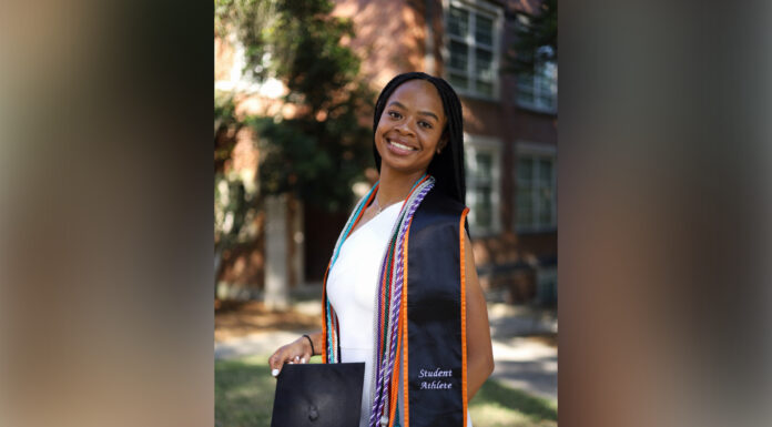 Graduate Spotlight: Chidimma Uwaomah Chidimma Uwaomah stands on historic quad