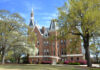 Mercer awarded grant to strengthen character education across the University four story brick building