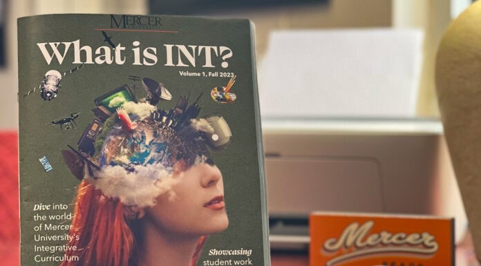 New magazine aims to explain ‘What Is INT?’ at Mercer what is int? magazine is on display on a desk