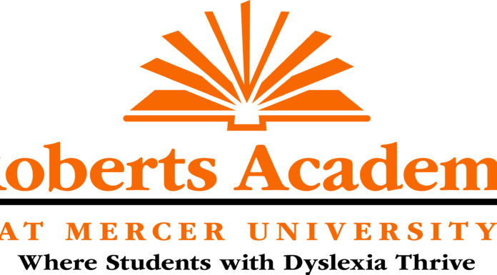 Roberts Academy at Mercer University hosts Books for Bears book drive Orange logo for Roberts Academy at Mercer University