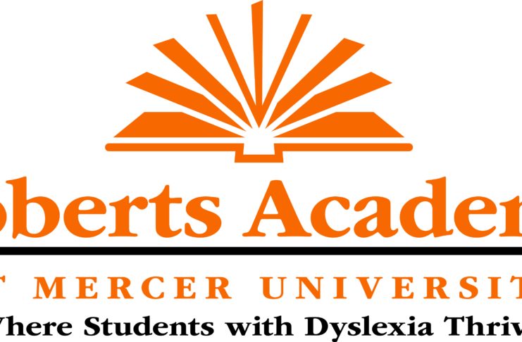 Orange logo for Roberts Academy at Mercer University