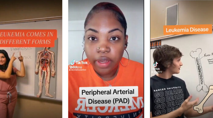 Science class uses ChatGPT, TikTok to create disease awareness campaigns three tiktok video screen grabs