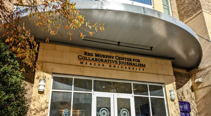 Mercer to house new local news source as part of Georgia Trust for Local News effort the front of the murphy center building