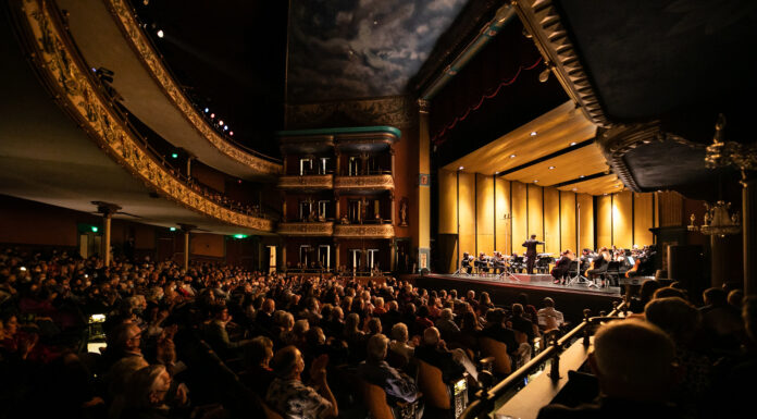 Macon-Mercer Symphony Orchestra is a symphony for everybody an audience listens to a symphony on stage