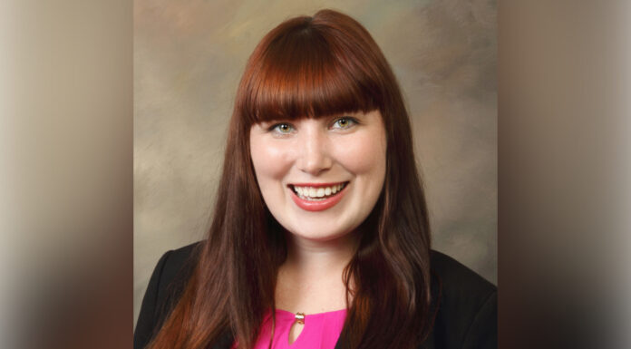 Innovations in Teaching Award winner named to two 40 Under 40 lists headshot of briana stenard