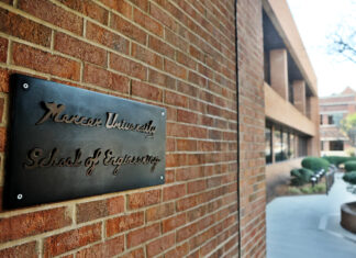 Engineering student selected for MIT Summer Research Program brass School of Engineering plaque on building exterior