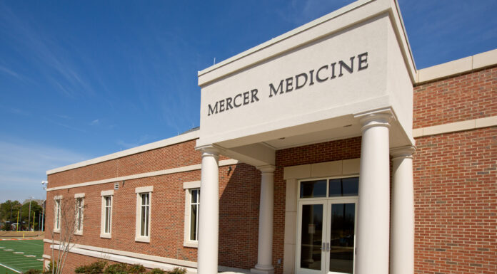 Campus Health offers convenient health care for Mercer students, faculty and staff entrance to mercer campus health clinic in field house