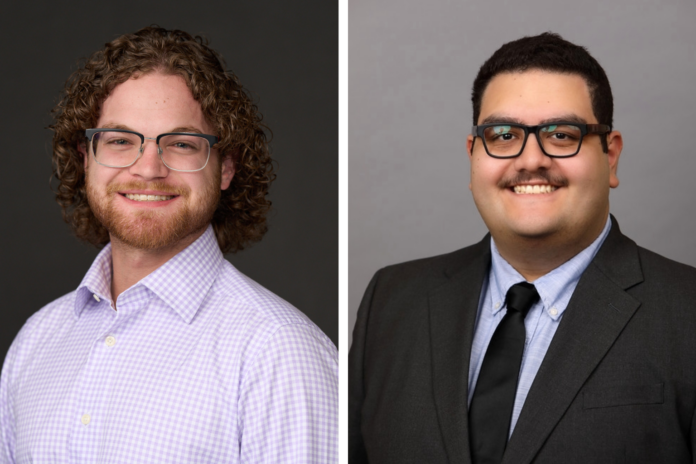 Headshots of Gregory Adams and Walter L. Lopez Chavez