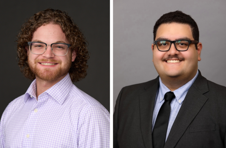 Headshots of Gregory Adams and Walter L. Lopez Chavez