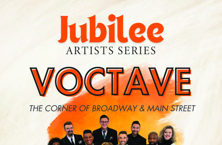 Promotional poster for Voctave concert on February 13, 2025, at Piedmont Grand Opera House.