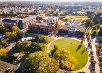 Student changemakers to present visionary ideas at Visionary Student Panel Aerial view of Mercer University's Macon campus
