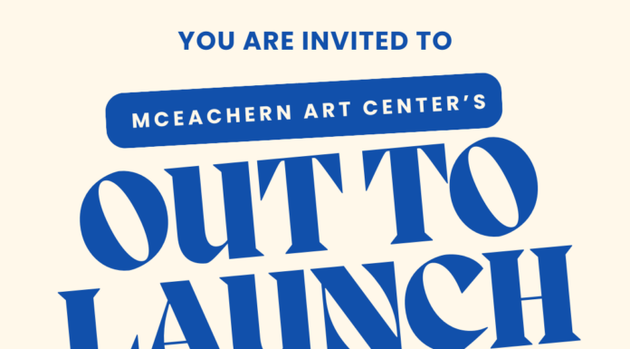 McEachern Art Center unveils 2025-26 season at pop-up exhibit ‘Out to Launch’ Invitation for Out to Launch at McEachern Art Center, May 2 at 7 PM; includes exhibit launch, pop up show, and free admission.