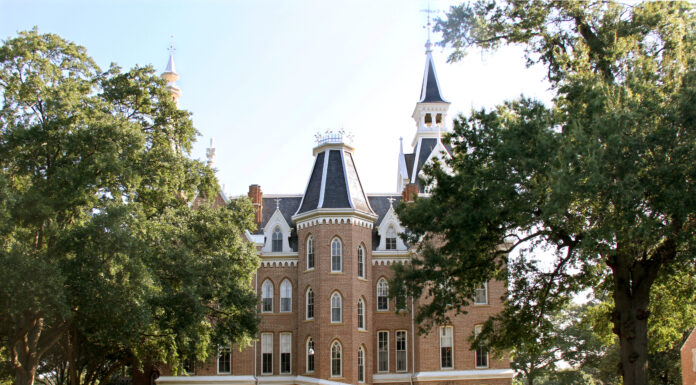 Mercer earns top marks for value, undergraduate teaching, nursing and engineering in latest U.S. News & World Report rankings A historic, three-story brick building with steep towers and white trim sits surrounded by large trees and green lawn.