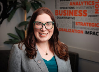 Business professor motivates students to nurture their inner entrepreneur Dr. Briana Stenard