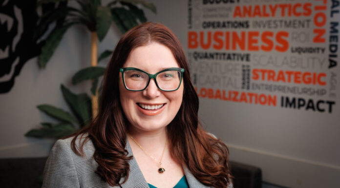 Business professor motivates students to nurture their inner entrepreneur Dr. Briana Stenard