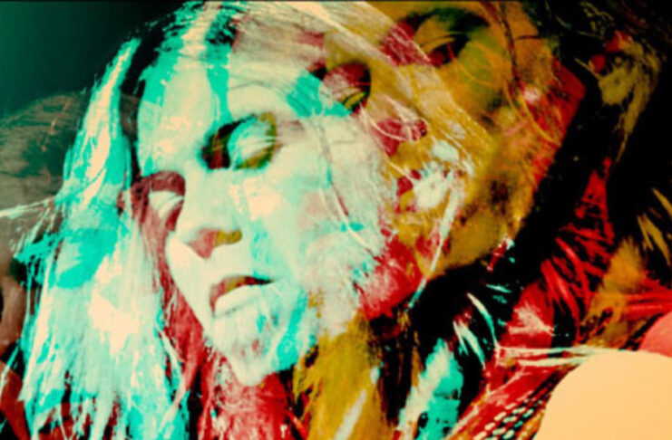 Poster for Gregg Allman: The Music of My Soul featuring a multicolored image of Gregg Allman playing guitar.