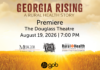 ‘Georgia Rising’ documentary to premiere at Macon Film Festival Premiere poster for Georgia Rising: A Rural Health Story, debuting August 19, 2026, at The Douglass Theatre.