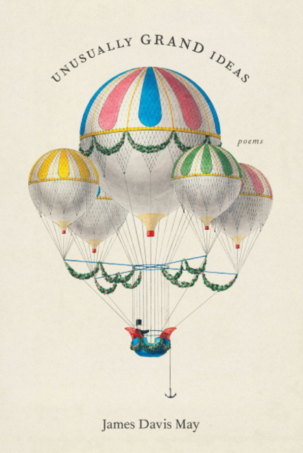 A book cover with an illustration of a colorful hot air balloon.