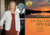 Let Your Life Speak: President Elkins to host fireside chat on Oct. 22 Portrait of President Penny L. Elkins, Ph.D., next to the book cover for Let Your Life Speak.