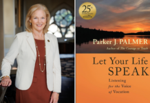 Let Your Life Speak: President Elkins to host fireside chat on Oct. 22 Portrait of President Penny L. Elkins, Ph.D., next to the book cover for Let Your Life Speak.