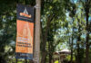 Countdown to 19 kicks off with Family Weekend A banner on a pole reading One Mercer Inauguration 2026: United in Mission. Amplified for Impact.